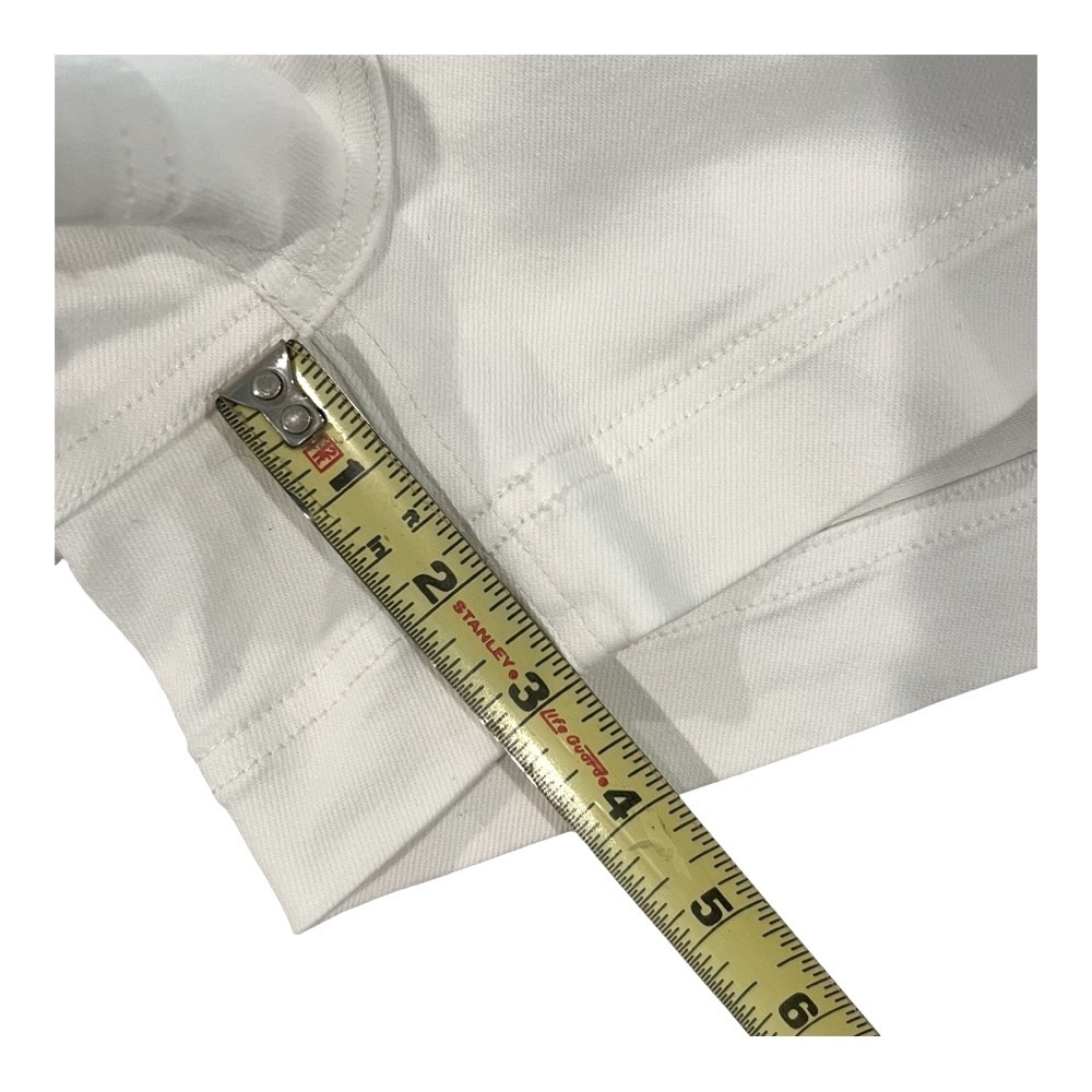 Everlane women’s white denim high waisted shorts size 8 - Picture 4 of 7